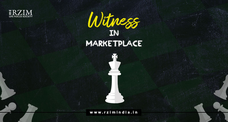 Witness in Marketplace